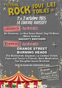 Festival Rock sous les toiles. Du 2 au 3 octobre 2015 à La Couture-Boussey. Eure.  17H00